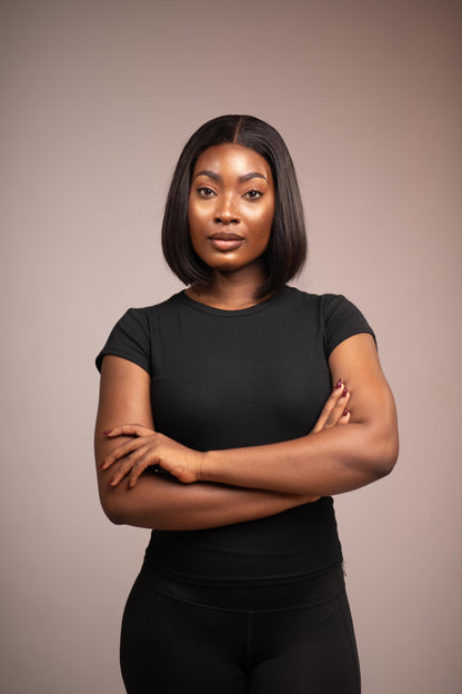 10" BOB 5 x 5 BONE STRAIGHT (BLACK)