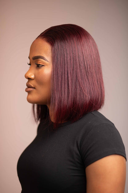 10" BOB 5 x 5 BONE STRAIGHT (BURGUNDY)