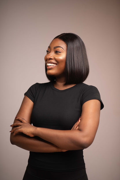 10" BOB 5 x 5 BONE STRAIGHT (BLACK)