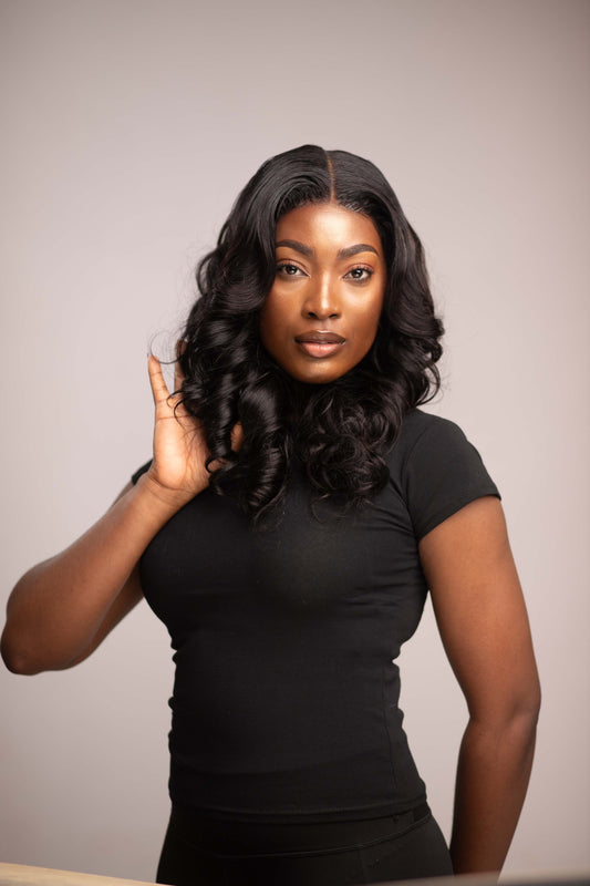 20" BODY WAVE 5 x 5 (BLACK)